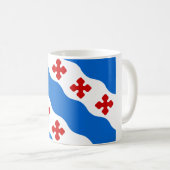 ロックビル国旗（メリーランド市） コーヒーマグカップ (正面右)