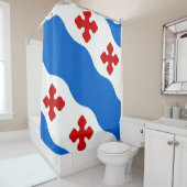 ロックビル国旗（メリーランド市） シャワーカーテン (インサイチュ)