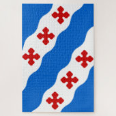 ロックビル国旗（メリーランド市） ジグソーパズル (縦)