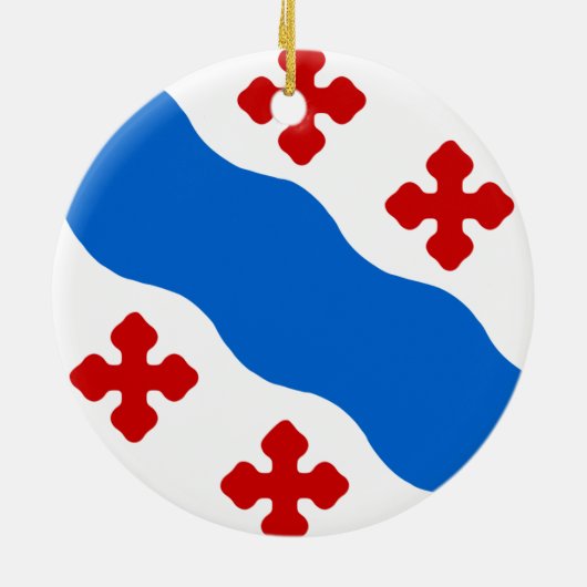 ロックビル国旗（メリーランド市） セラミックオーナメント (裏面)