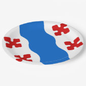 ロックビル国旗（メリーランド市） ペーパープレート (アングル)