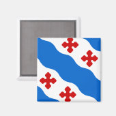 ロックビル国旗（メリーランド市） マグネット (正面/裏面)