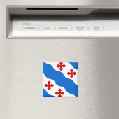 ロックビル国旗（メリーランド市） マグネット (インサイチュ (食洗機))