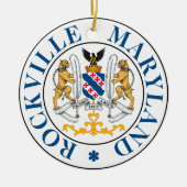 ロックビル (メリーランド州)の紋章 セラミックオーナメント (正面)