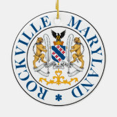 ロックビル (メリーランド州)の紋章 セラミックオーナメント (裏面)