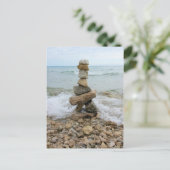 ロックピラーモニュメント – ミシガン州マッキナック島 ポストカード (スタンド正面)