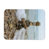 ロックピラーモニュメント – ミシガン州マッキナック島 マグネット (横)