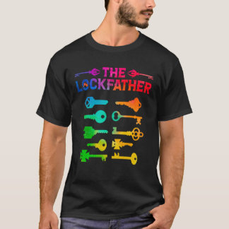 ロックファーロックスミスのロックピッカー最高ののパパ Tシャツ
