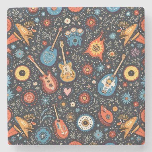 ロックフェスティバルコスター ストーンコースター (正面)