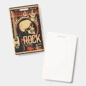 ロックフェスト バッジ (正面＆裏面)