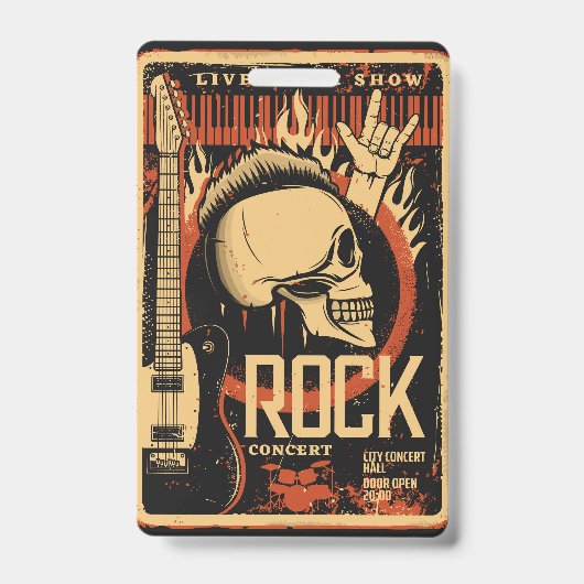 ロックフェスト バッジ (正面)