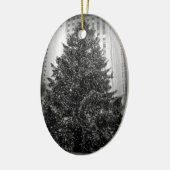 ロックフェラーのクリスマスツリーのオーナメント セラミックオーナメント (左)