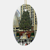 ロックフェラーの中心のクリスマスツリーのオーナメント セラミックオーナメント (右)