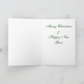 ロックフェラーの中心のクリスマスツリーのクリスマスカード シーズンカード (内部)