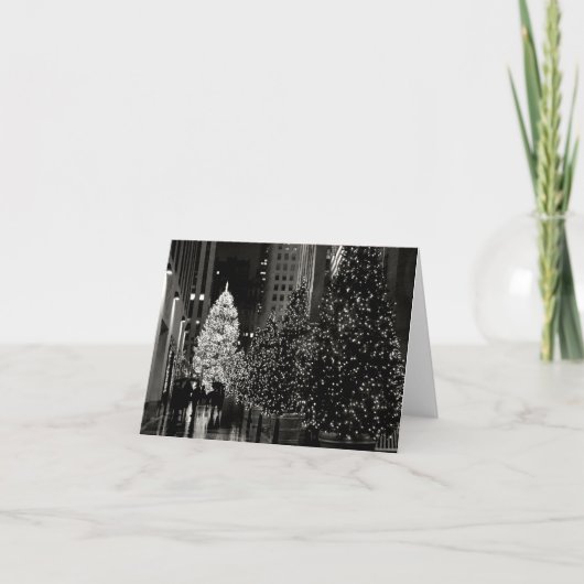 ロックフェラーの中心のクリスマスツリーカード シーズンカード (正面)