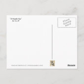 ロックフェラーの広場の郵便はがき ポストカード (裏面)