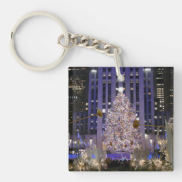 ロックフェラーセンターの天使とクリスマス – keychain キーホルダー