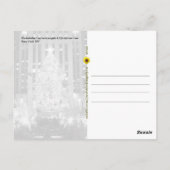 ロックフェラーセンターの天使&クリスマスツリー –  ポストカード (裏面)