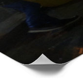 ロックフェラーセンタークリスマスツリーの反射 ポスター (角)