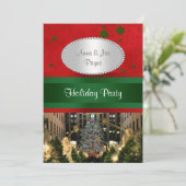 ロックフェラーセンタークリスマスツリー、レッドグレンスターP 招待状 (スタンド正面)