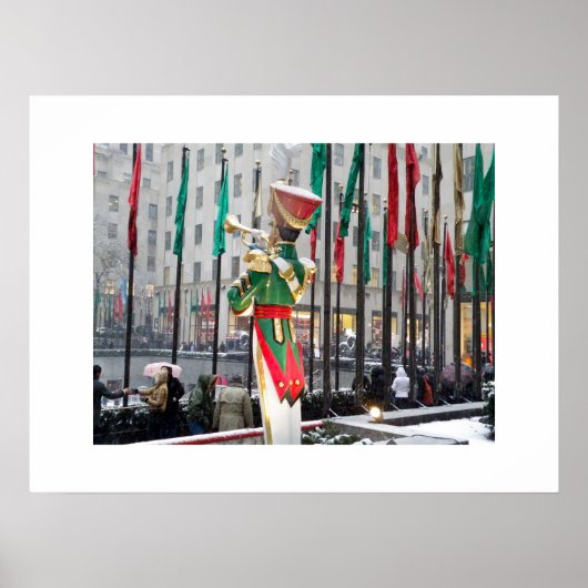 ロックフェラーセンタークリスマス ポスター (正面)