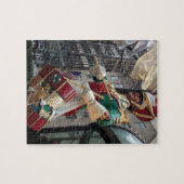 ロックフェラーセンタードラマー男の子クリスマスニューヨーク ジグソーパズル (横)