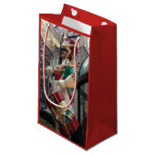 ロックフェラーセンタードラマー男の子クリスマスニューヨーク スモールペーパーバッグ (正面アングル)