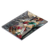 ロックフェラーセンタードラマー男の子クリスマスニューヨーク ノートブック (左側)