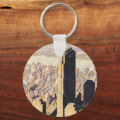 ロックフェラーセンターニューヨーク キーホルダー (正面)