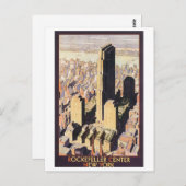 ロックフェラーセンターニューヨーク ポストカード (正面/裏面)