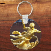 ロックフェラーセンタープロメテウス像 キーホルダー (正面)