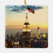 ロックフェラーセンターマンハッタンニューヨークシティセラミックス セラミックオーナメント (正面)