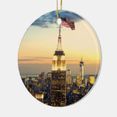 ロックフェラーセンターマンハッタンニューヨークシティ セラミックオーナメント (左)