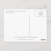 ロックフェラープラザクリスタルスターポストカード ポストカード (裏面)