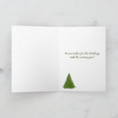 ロックフェラープラザNYCクリスマスエンジェル シーズンカード (内部)