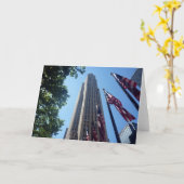 ロックフェラー フラッグ カード (黄色い花)