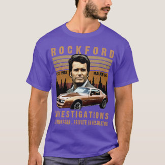 ロックフォードの事件メモ　Ｔシャツ jim rockford 197027s 刑事 Tシャツ