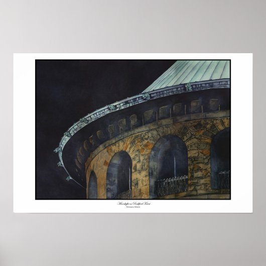 ロックフォードタワー – ウィルミントン、DEポスタープリント ポスター (正面)