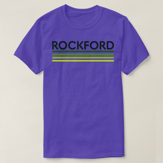 ロックフォードフェードグリーンTシャツ Tシャツ (デザイン正面)
