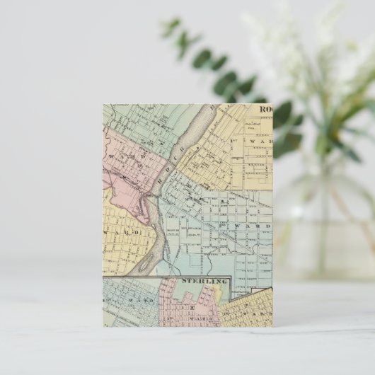 ロックフォード優れたとロック滝 ポストカード (スタンド正面)