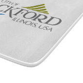 ロックフォード国旗（イリノイ州） カッティングボード (角)