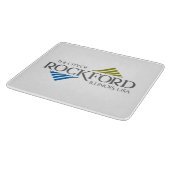 ロックフォード国旗（イリノイ州） カッティングボード (角)