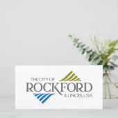 ロックフォード国旗（イリノイ州） カード (スタンド正面)