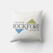 ロックフォード国旗（イリノイ州） クッション (裏面)