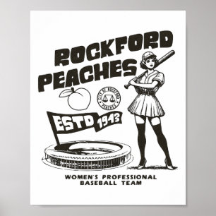 ロックフォード桃ウィメンズバイスビルチーム1943 – コピー ポスター