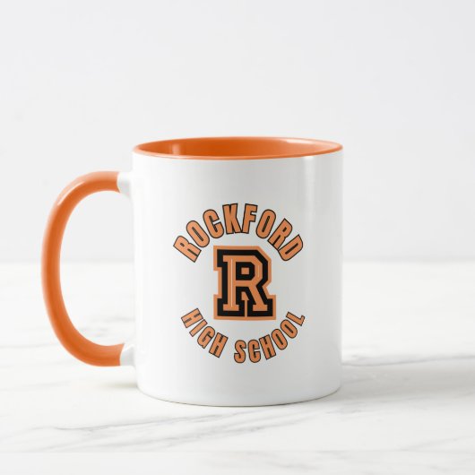 ロックフォード高校 ミシガン コーヒーマグ マグカップ (左)