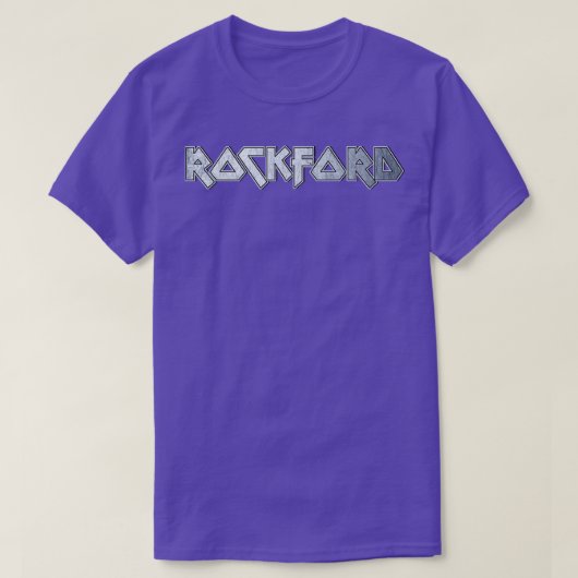 ロックフォードIL Tシャツ (デザイン正面)