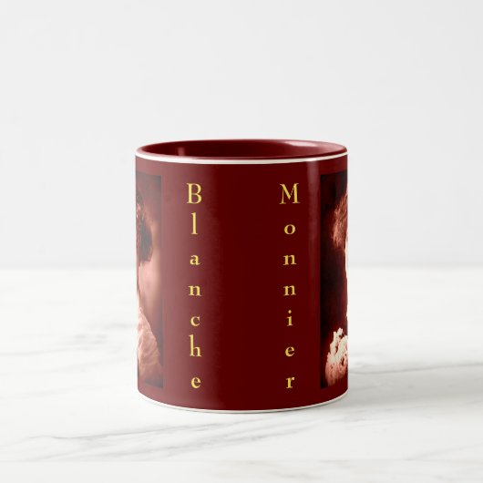 ロックフランスのされたソシエライト….ブランシュ・モンニエ ツートーンマグカップ (中央)