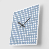 ロックブルーサファリドット スクエア壁時計 (傾斜)