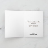 ロックプおもしろいンジョークユーモア娘ハッピーバースデー サンキューカード (内部)